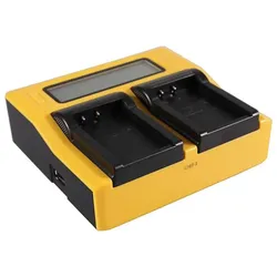 Patona Sony NP-FW50 Dual LCD Charger (Kamera Akku Ladegerät), Kamera Stromversorgung, Schwarz