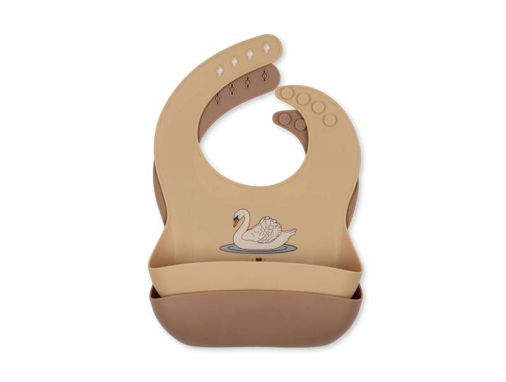 Lätzchen 2er Set Schwan