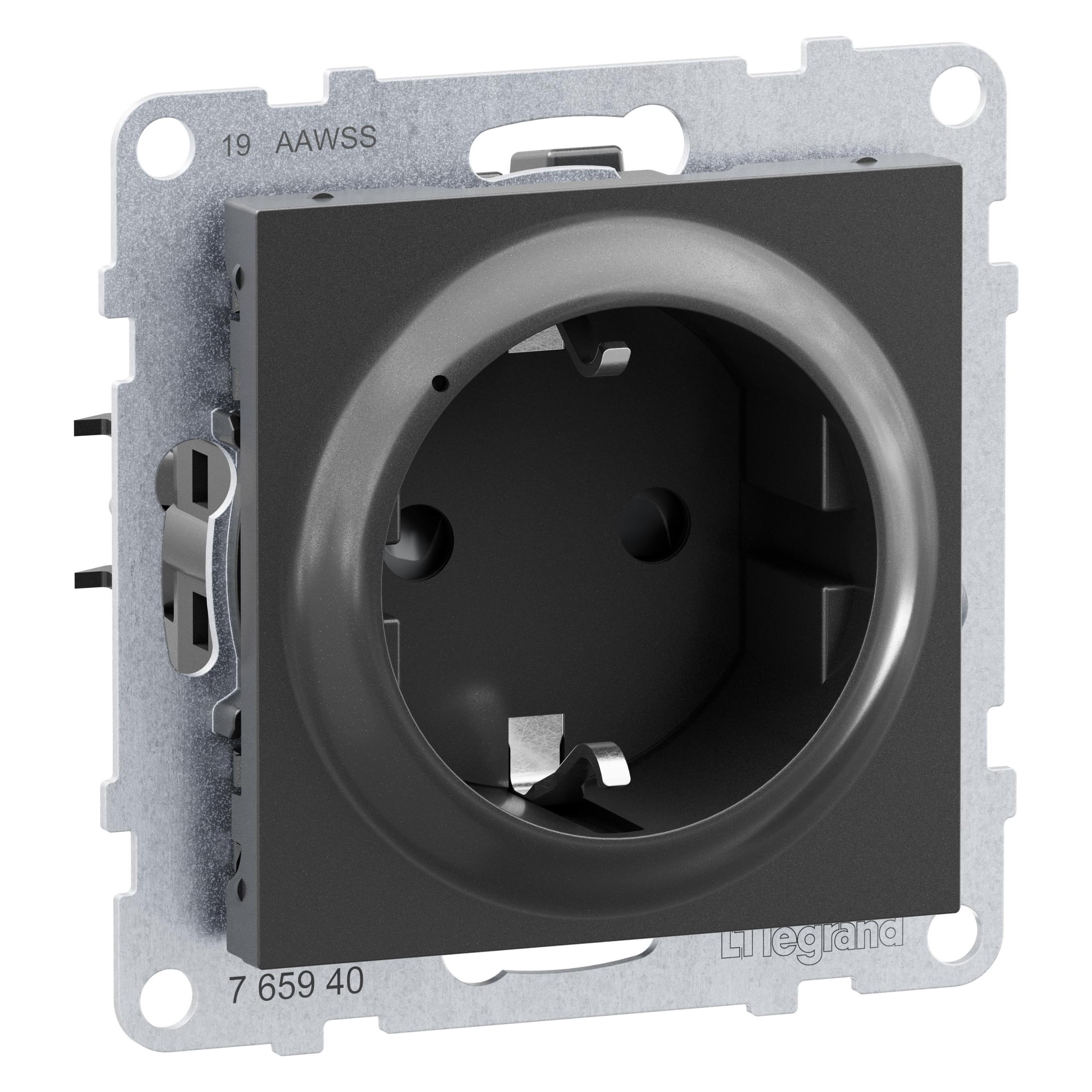 Legrand Seano with Netatmo 765940 Schuko-Steckdose Anthrazit (765940)