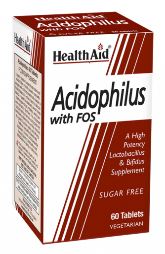 HealthAid Acidophilus with FOS 60 Tablets