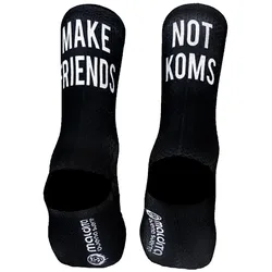 MALDITA BUENA SUERTE Socken Make Friends | schwarz L | 41-43