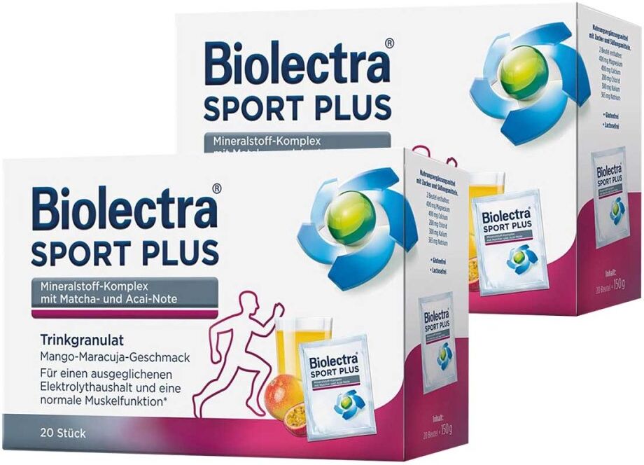 Biolectra Sport Plus Trinkgranulat 2x20stk