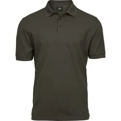Tee Jays Schweres Herren Luxus Piqué Stretch Polo 1405 dark olive S
