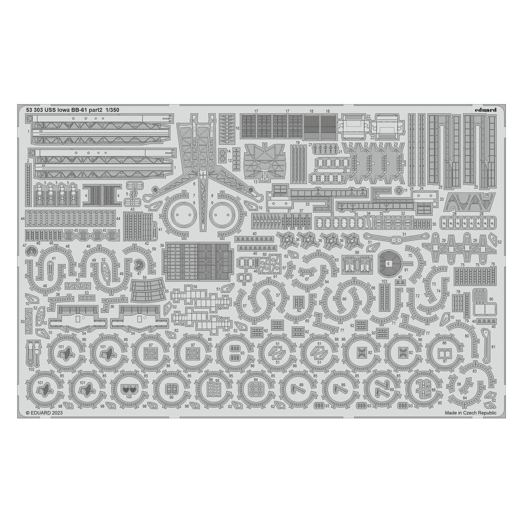 Eduard USS Iowa BB-61 part 2 1/350 (53303)