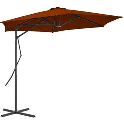 Helloshop26 - Sonnenschirm mit Stahlstange 300 x 230 cm orange 02_0008210