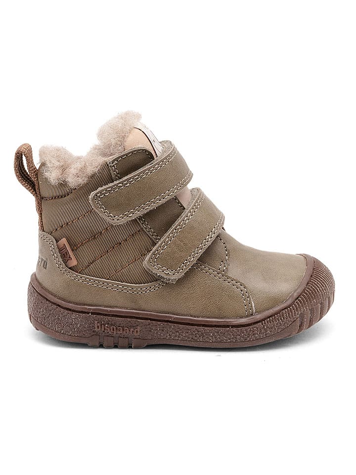 bisgaard Leder-Boots in Khaki - 20