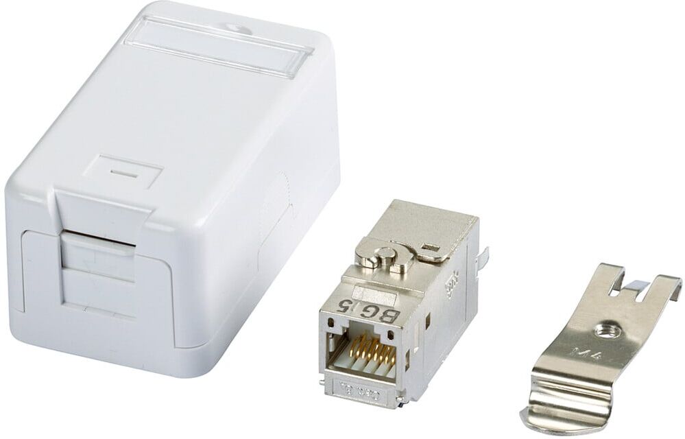 BTR NETCOM Anschlussbox APZ 1P C6Amodul keystone REG-APL 180 ; Metz Connect (130B21D1APL-E)
