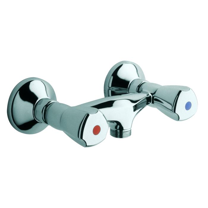 Kludi Standard Brausearmatur 262020508 chrom, Metall Terraluxgriff