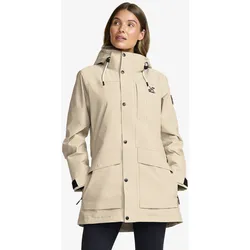Status 2L Parka Damen Aluminium, Größe:XS - Damen > Jacken > Regen- & Hardshelljacken - Beige