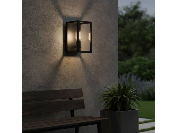 Wandlamp Zest zwart Lyora - 108586