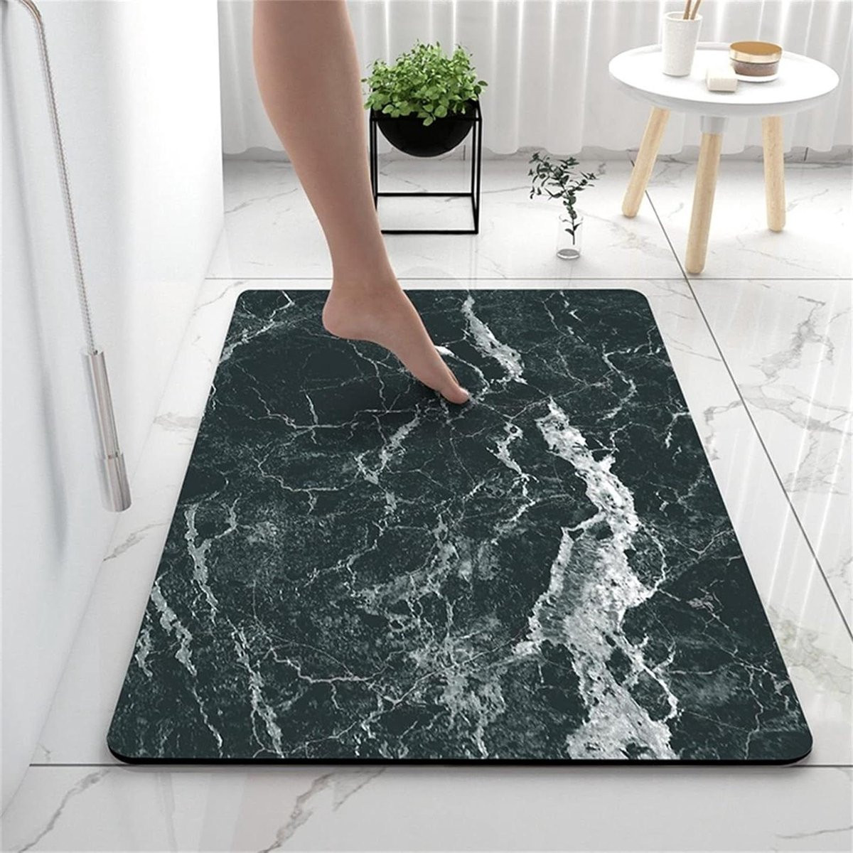Badmat Douchemat Goud Marmer 60 x 90 cm