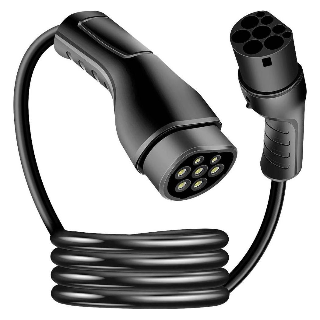 LogiLink Ladekabel (Typ 2, 22 kW, 32 A, 5 m) (EVC0121)