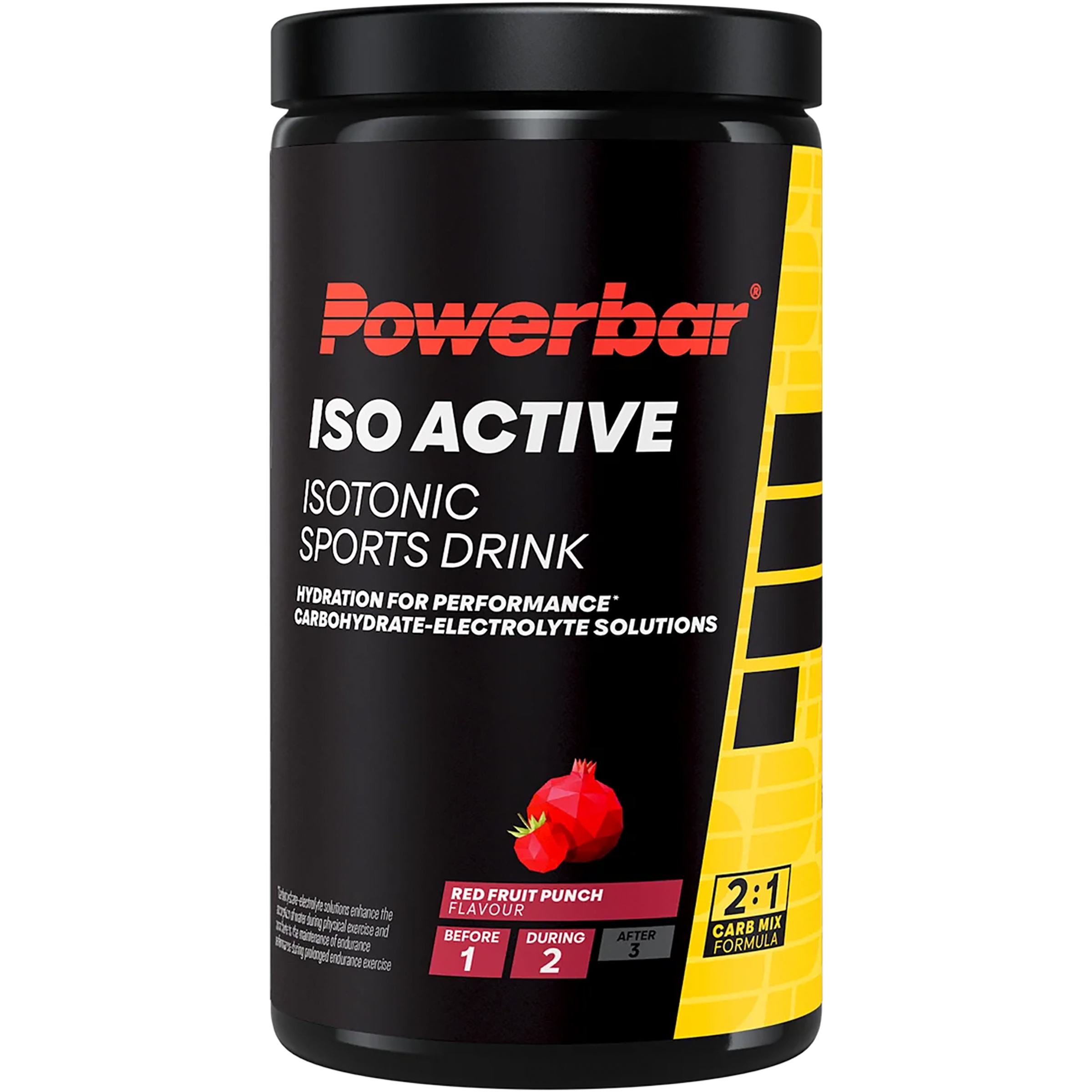 PowerBar Isoactive - Isotonic Sports Drink Getränkepulver schwarz Größe 1320g