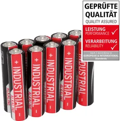 ANS IND 10XAAA - Industrial, Alkaline Batterie, AAA (Micro), 10er-Pack