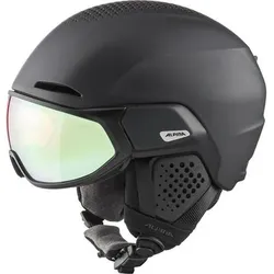 ALPINA Herren Helm ALTO QV, Größe 51 in Schwarz Schwarz
