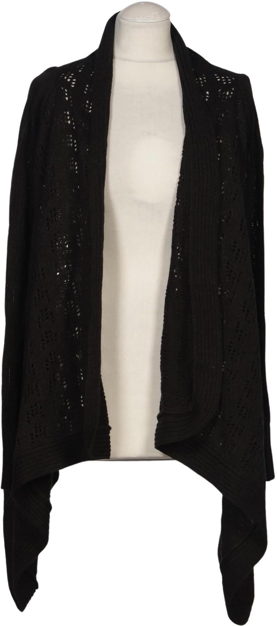 Edited THE Label Damen Strickjacke, Schwarz, Gr. M, kein / Etikett - Second Hand