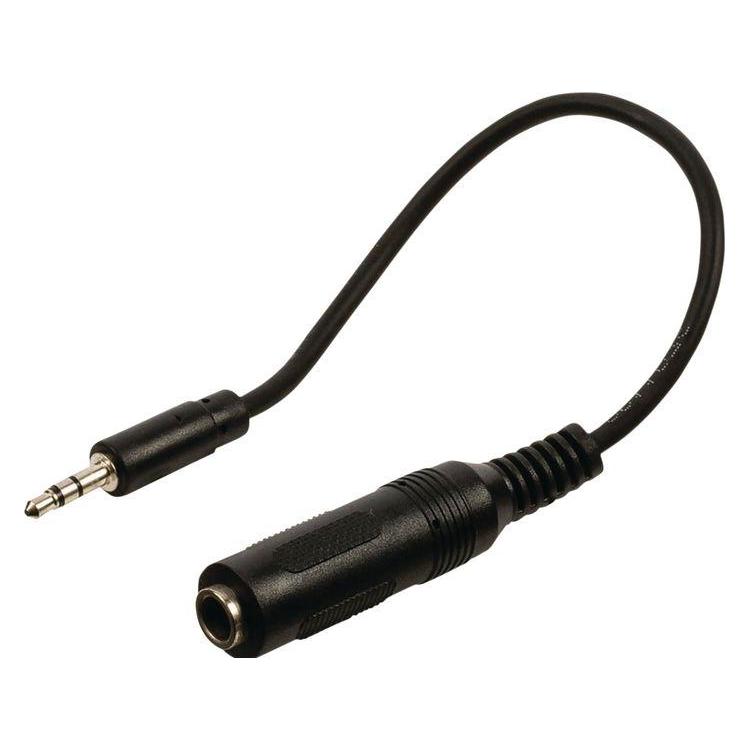 Nedis Audiokabel Stereo Klinkenstecker 3.5 mm (0.23 m) (CAGP22550BK02)