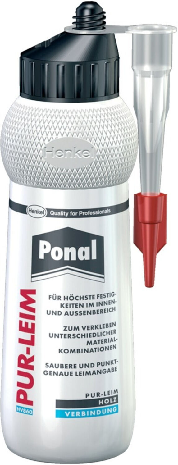 Henkel Ponal Construct PU-Leim 420g (MDI-haltig) (F)   für Holzverbindungen und Konstruktionsverklebungen, PUR12)