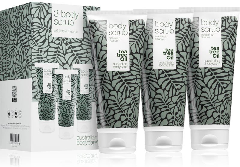 Australian Bodycare 3 Body Scrub gift set for the body