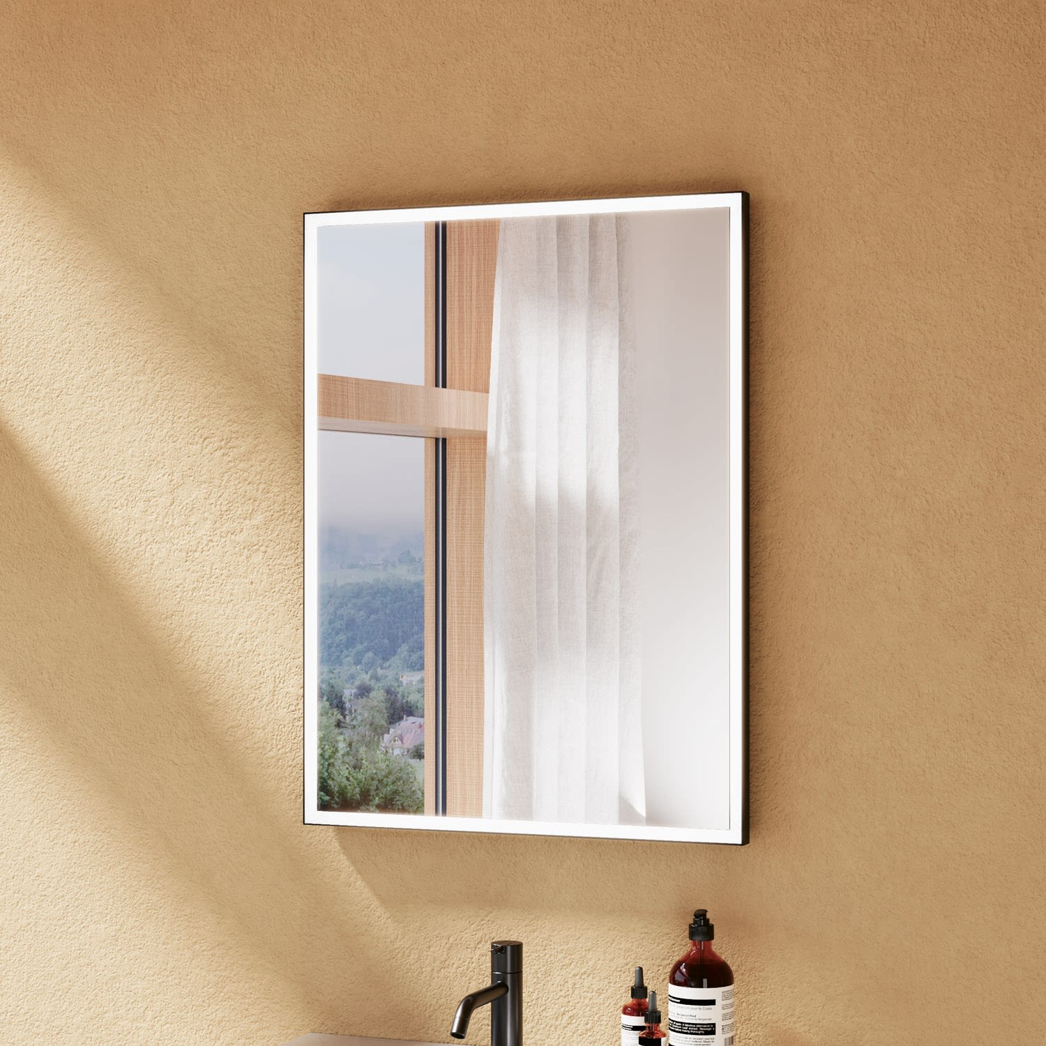 burgbad Vry Spiegel mit LED-Beleuchtung 60 cm