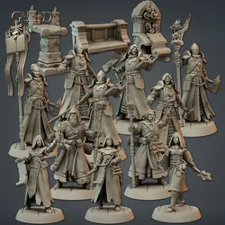 Priests and Knights Release Set von Galaad Miniatures