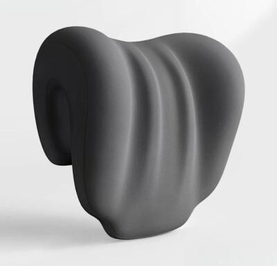 Inspire Essentials Ergonomic Office Nap Pillow Neck Support Headrest For Desk And Chair dark Gray