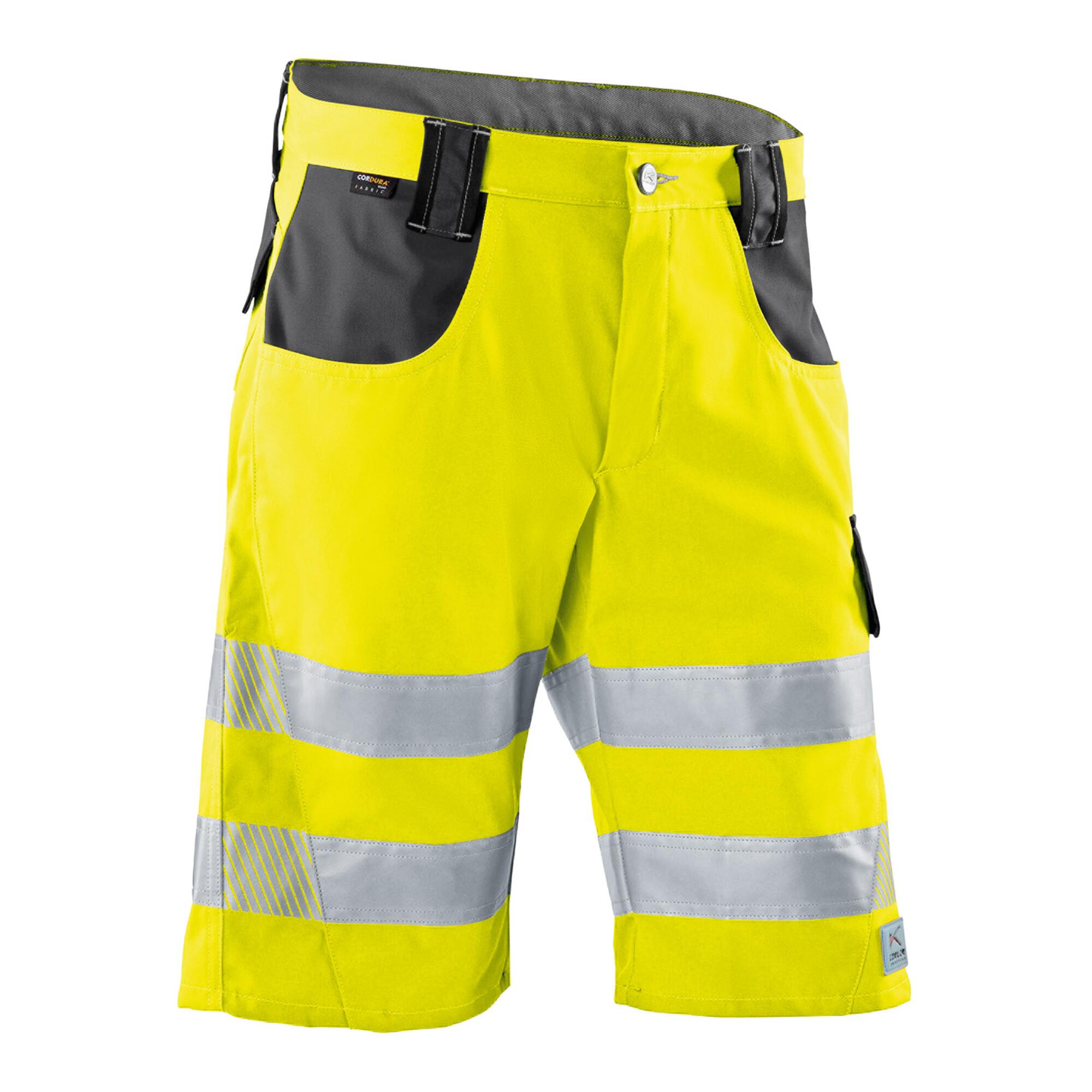 Kübler PSA Reflectiq Shorts 2307 warngelb/anthrazit 48 ; Kübler Workwear (2307 8340-3497-48)