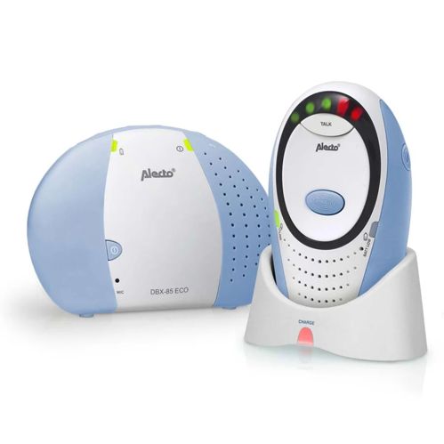Alecto DECT Babyphone mit Full ECO-Modus ohne Kamera Blau