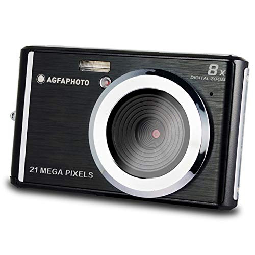 AgfaPhoto Realishot DC5200 compacte digitale camera met 21 megapixel CMOS-sensor en 8x digitale zoom, zwart