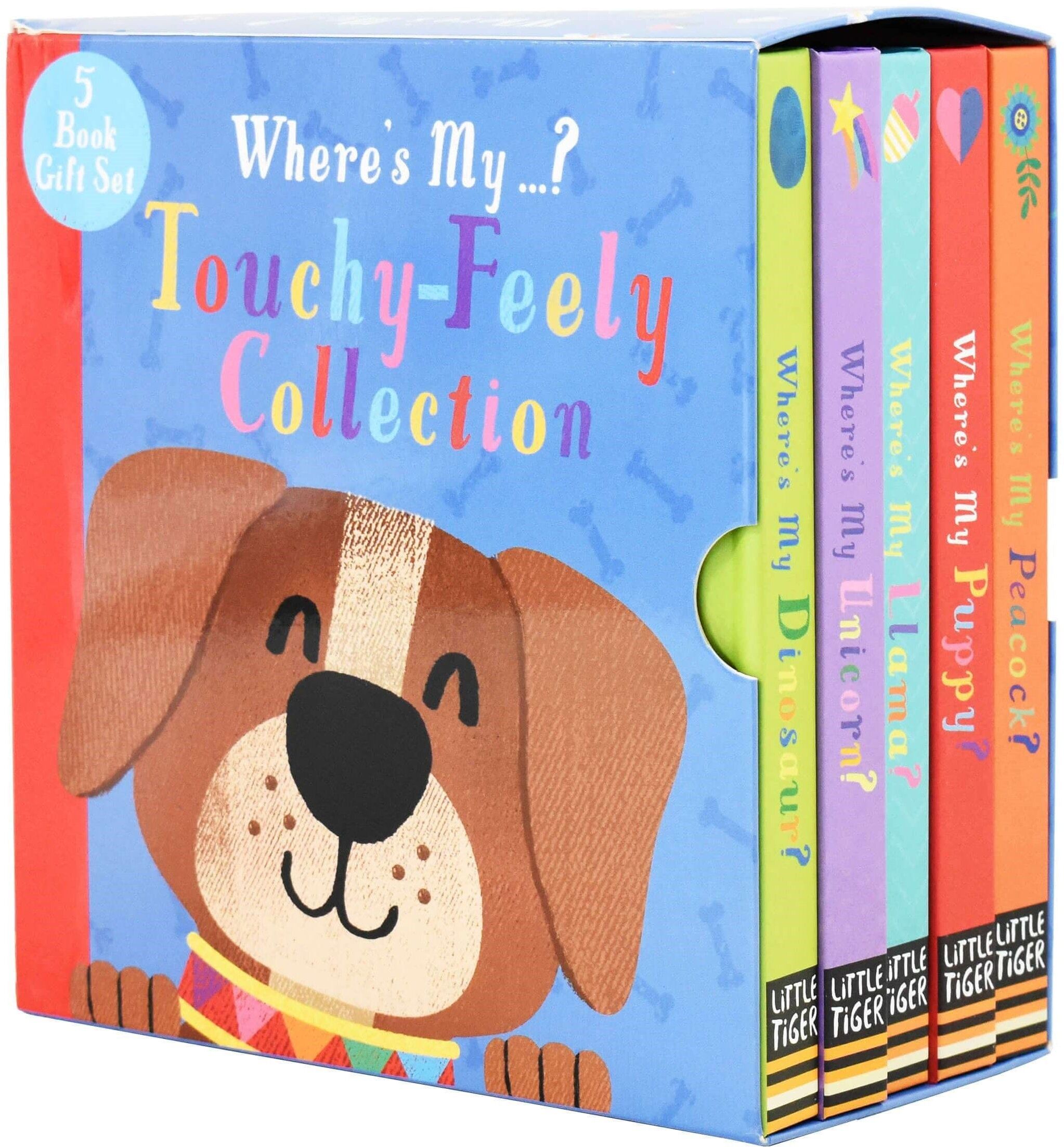 Where's My... Touchy-Feely Collection 5 Books Box Set by Kate McLelland - Ages 0-5 - Board Book Little Tiger Press Group