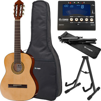 Hamaril Acoustic guitar Set 1 Natur hochglanz