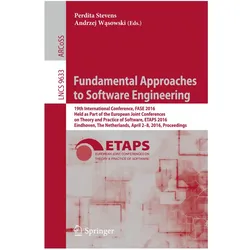 Fundamental Approaches to Software Engineering, Fachbücher von Perdita Stevens, Andrzej Wasowski