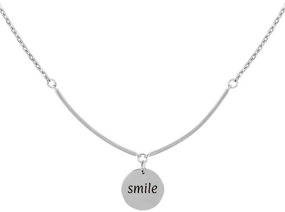 Tommy Hilfiger Halskette Dressed up Damen aus Edelstahl, gravierbar silber