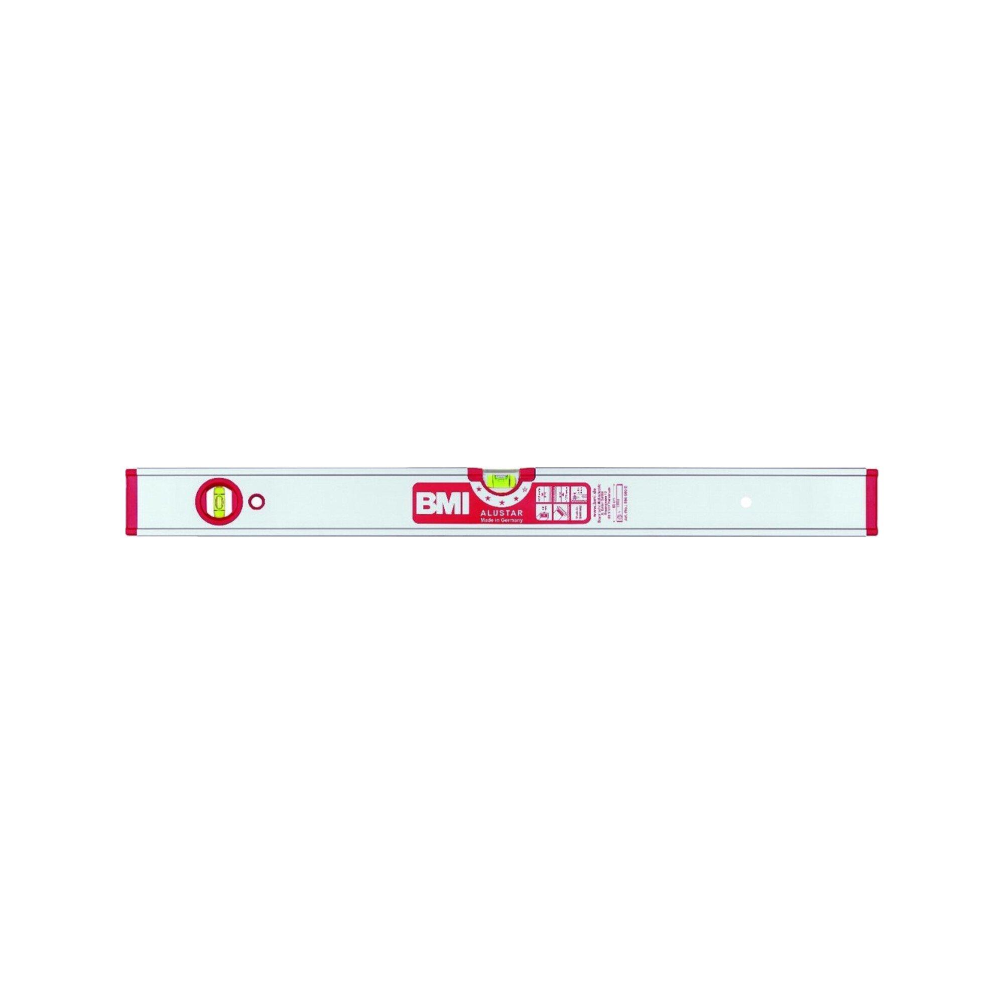 BMI Wasserwaage LM ALUSTAR 200cm eloxiert mit 3 Libellen (694200ES)