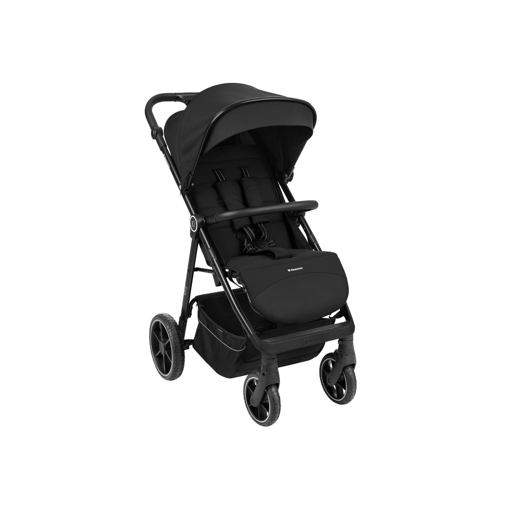 Kikkaboo Kinderwagen Lucy Gurt Rückenlehne verstellbar Federung Hinterradbremse schwarz