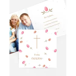Osterkarten selbst gestalten mit Spruch und Fotos im Onlinedesigner bei Meine-Kartenmanufaktur.de