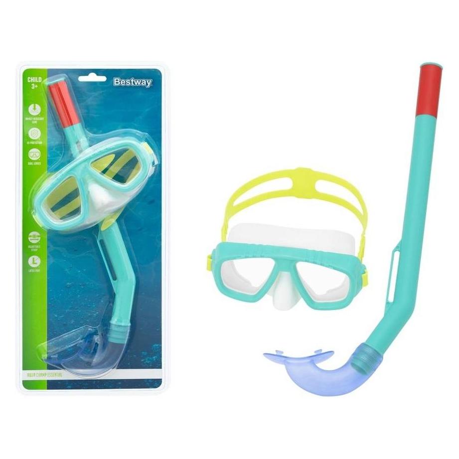 Bestway Blaue Tauchmaske mit Schnorchel (LEA11386-uniw)