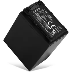 Cellonic Akku für Sony AX53 4K HANDYCAM FDR-AX53, FDR-AX33, HDR-CX115, DCR-SX34 (Kamera Akku), Kamera Stromversorgung, Schwarz
