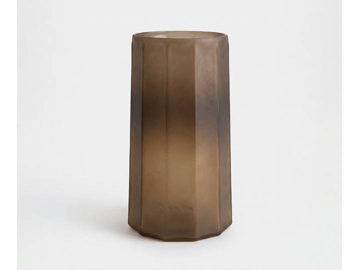 Vase Octara B21 x T21 x H35 cm Glas Aurum Gegossen, Wohnaccessoires