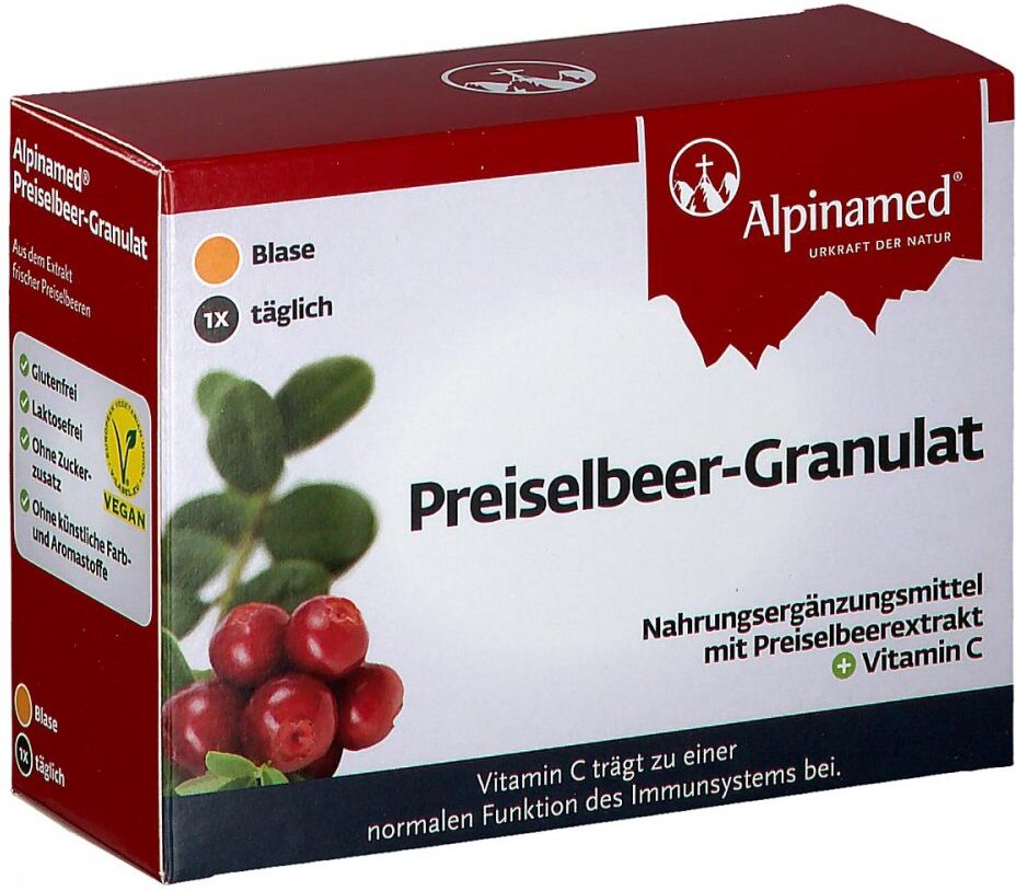 Alpinamed Preiselbeer Granulat 20stk