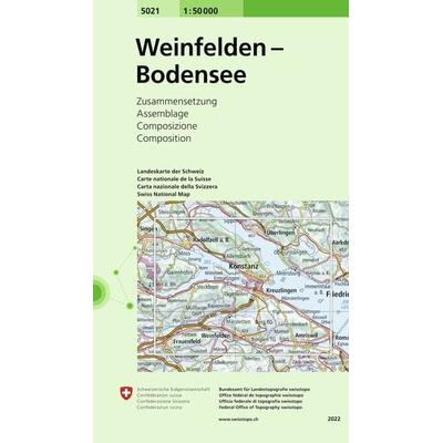 Swisstopo 1 : 50 000 Weinfelden - Bodensee, Sonstige von , Swisstopo, 978-3-302-05021-8