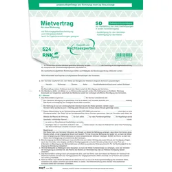 RNK-Verlag Mietverträge für Wohnungen 524/10