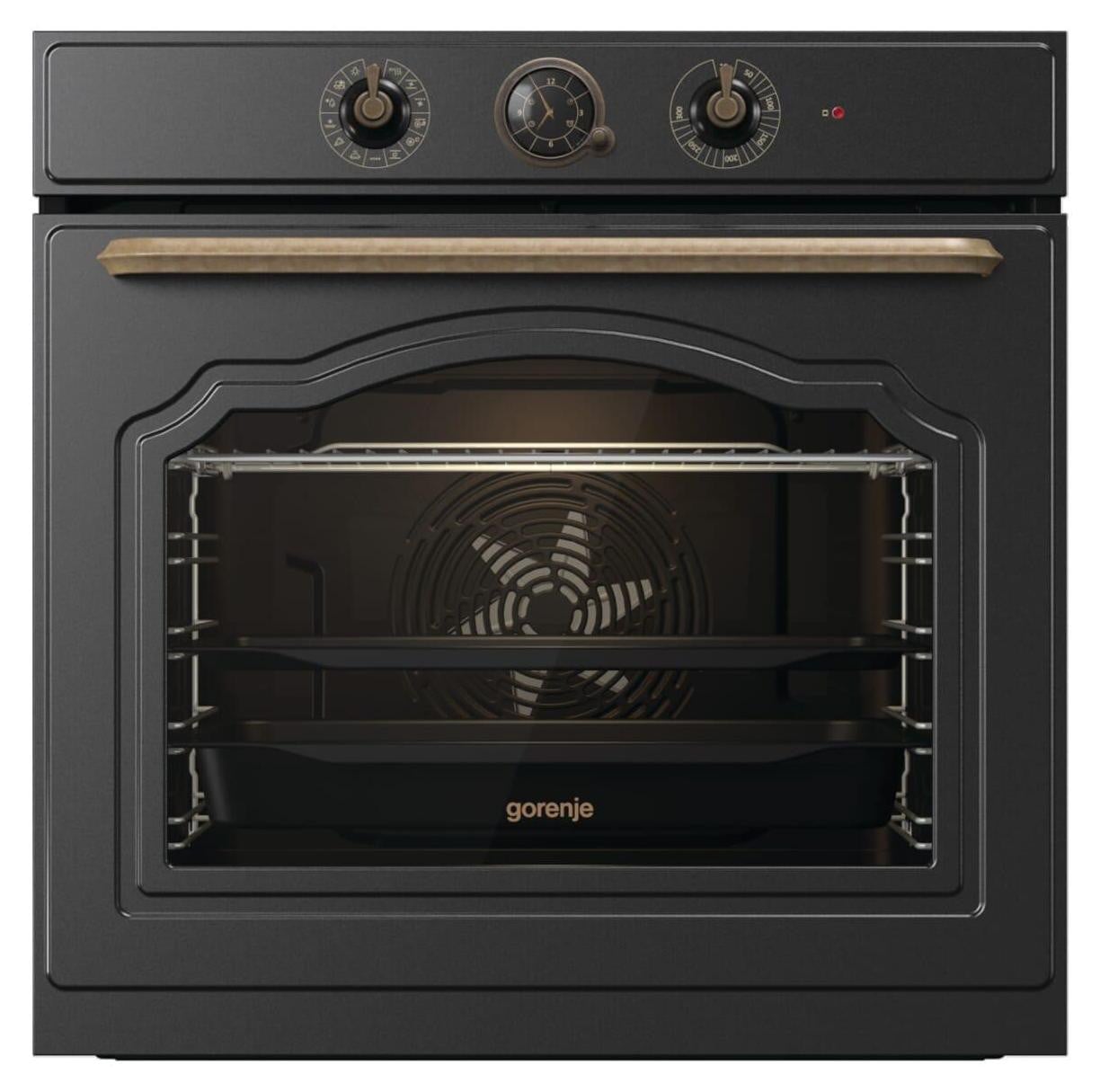 Gorenje BOS67371CLB Grote elektrische oven met 77 liter inhoud en 2300 W