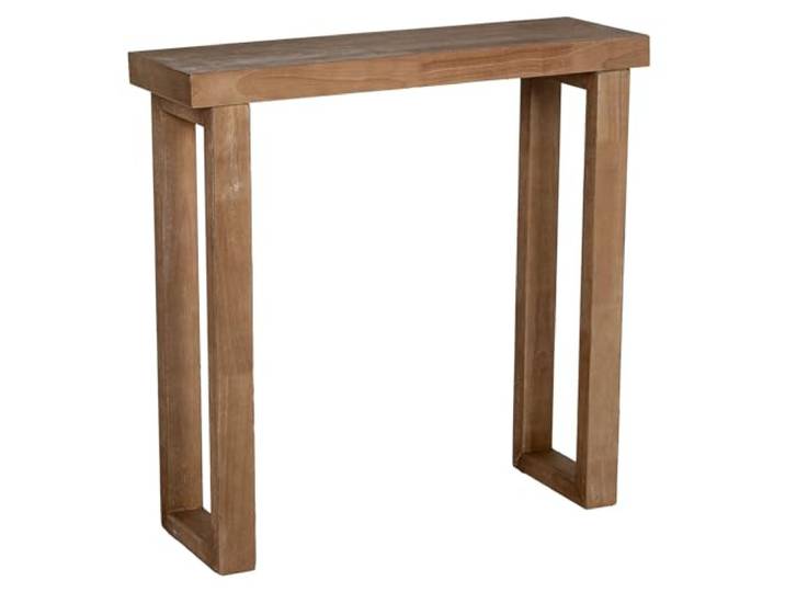 DRW Konsolentisch für den Eingangsbereich aus Holz, 80 x 25 x 80 cm