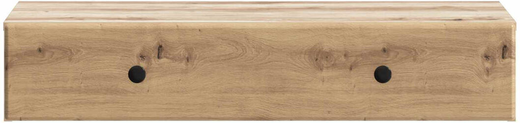 17 Stories End Table Artisan Oak 17cm H X 87.5cm W X 34.5cm D