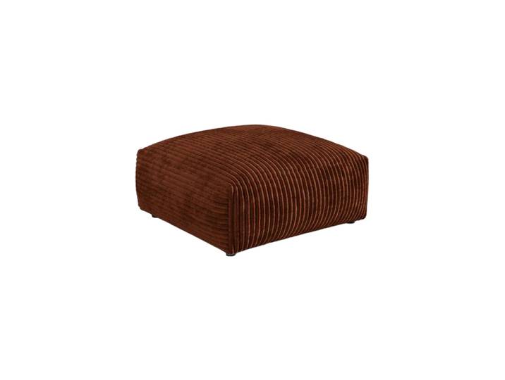 Design Sitzpouf „Martina“ Cord Terracotta 106 x 106 cm Micadoni