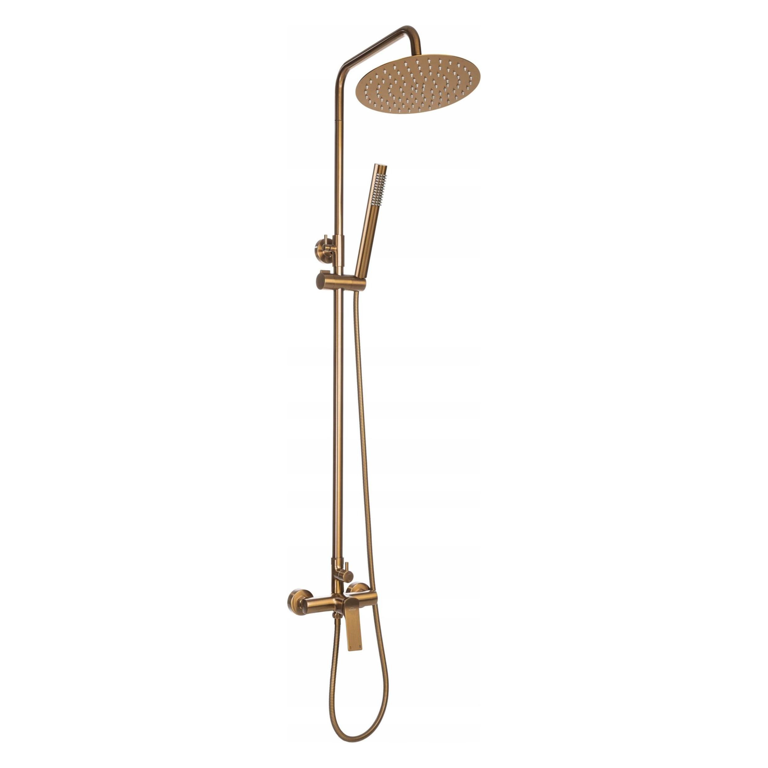 Invena Shower Column Neri Plus+Mixer Copper (AU-P9-B14-L)