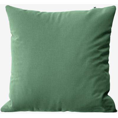 Kissenbezug WOLKENFELD "Renforcé Kissenbezug Baumwolle - Natürlich weiches Schlafgefühl", grün (waldgrün), B:80cm L:80cm, Renforcé, Obermaterial: 100% Baumwolle, Kissenbezüge, Kissenbezug, Größe 80x80, 40x80 und 70x90 cm; versteckter Reißverschluss