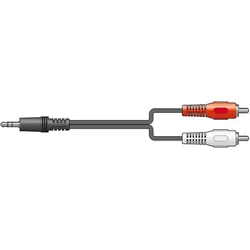 4x Skytronic Audio-Kabel CX405-1 3,5 mm Klinke - Cinch 1.5 m (1.50 m), Audiokabel