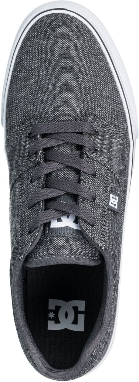 Sneaker DC SHOES "Tonik Tx Se", Herren, Gr. 6(38), grau (grau rinse), Obermaterial: Textil (Baumwolle) / Futter: Textil / Aussensohle: Gummi., Schuhe Sneaker grau rinse 6(38)